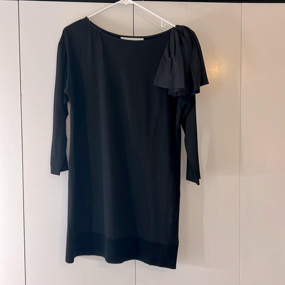 Thread Social Black Dress with Bow